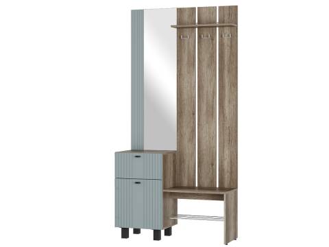 Прихожая Олива ПР-04 Дуб каньон/MF11 шарли бриз