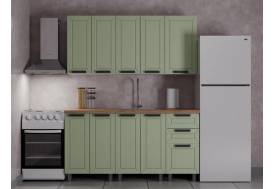 Кухонный гарнитур Лилия 1600 мм Фисташка