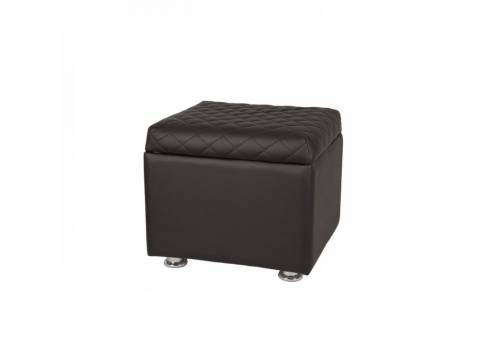 Пуф с крышкой Вега черный