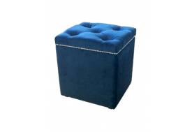 Пуф с ящиком бирюза