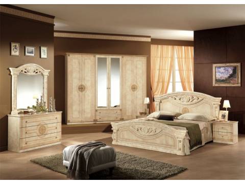 Спальный гарнитур Рома Беж (шкаф 6-ти дверный)