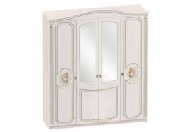 Шкаф четырехдверный Верона Капучино