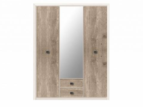 Шкаф SZF3D2S Коен Ясень Снежный