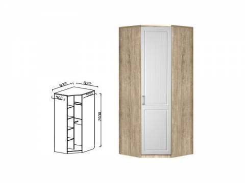 Шкаф угловой Юниор-7 ЮН-8