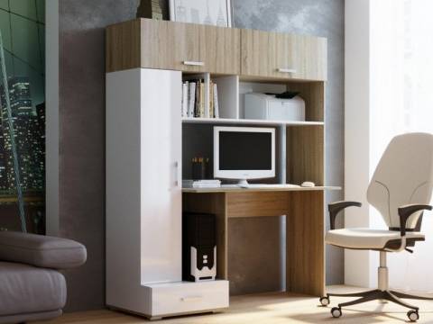 Стол компьютерный ПКС 1 дуб сонома