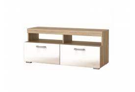 Тумба Соната ТМС-1200 дуб сонома светлый/белый глянец