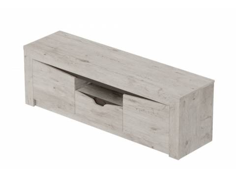 Тумба ТВ с 2 дверцами и ящиком Соренто Дуб бонифаций