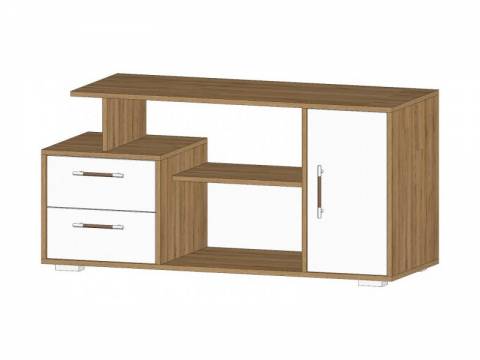 ТВ тумба Лацио дуб вотан/белый